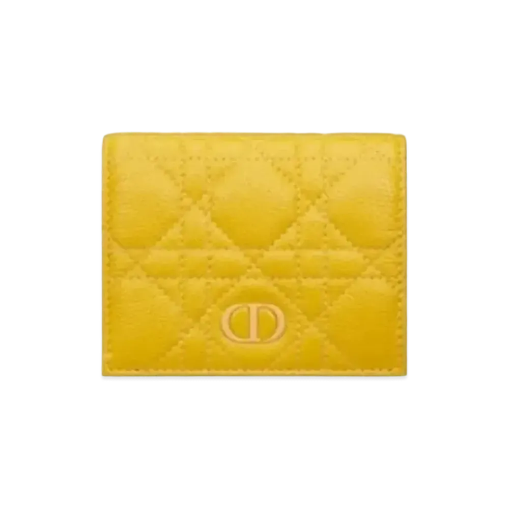 Dior Caro Wallet "Yellow"