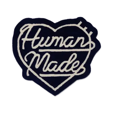 HUMAN MADE Heart Rug Medium "Navy" HM28GD074