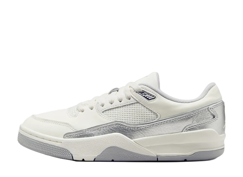Nike Women's Jordan Flight Court SE "Sail/Wolf Grey/Metallic Silver"