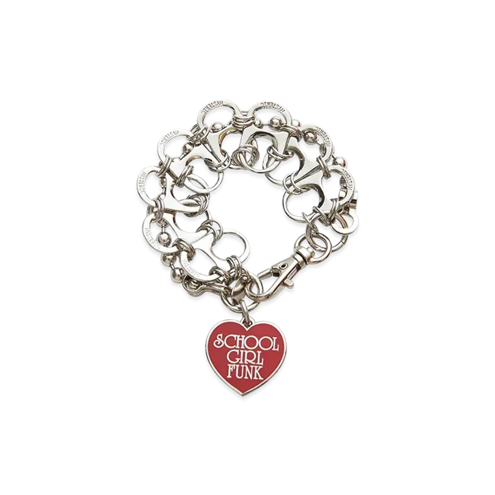 HYSTERIC GLAMOUR Girl Funk Chain Bracelet "Silver"