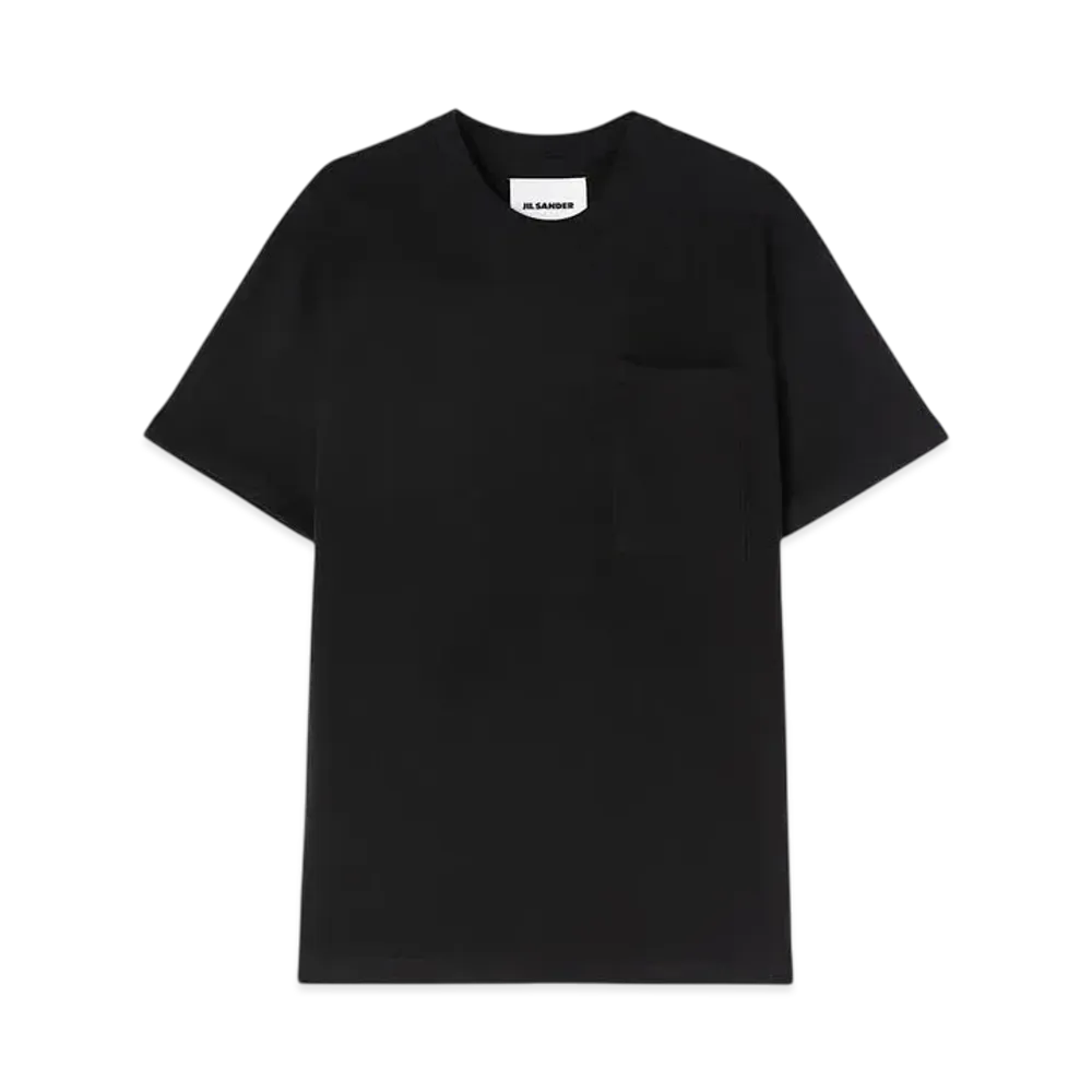 Jil Sander Men's Crew-Neck T-Shirt "Black"