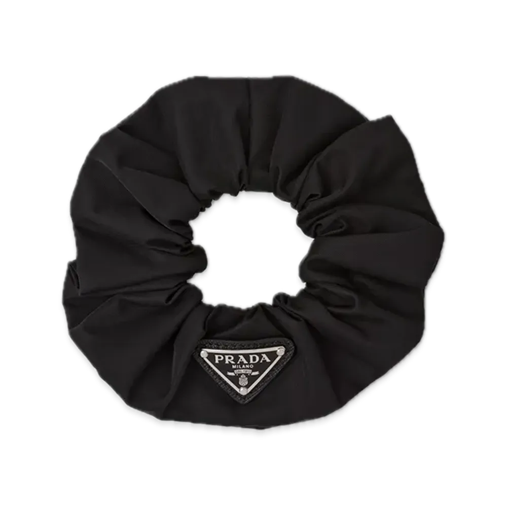 PRADA Re-Nylon Scrunchie "Black"