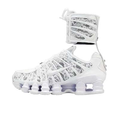 Riccardo Tisci × Nike Women's Shox TL "White/White/Black"