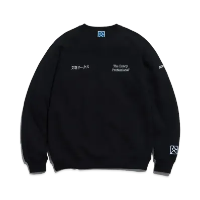ENNOY x Bunshun Leeks 21SS Sweat Crewneck "Black" SS21BRENCT08NTL