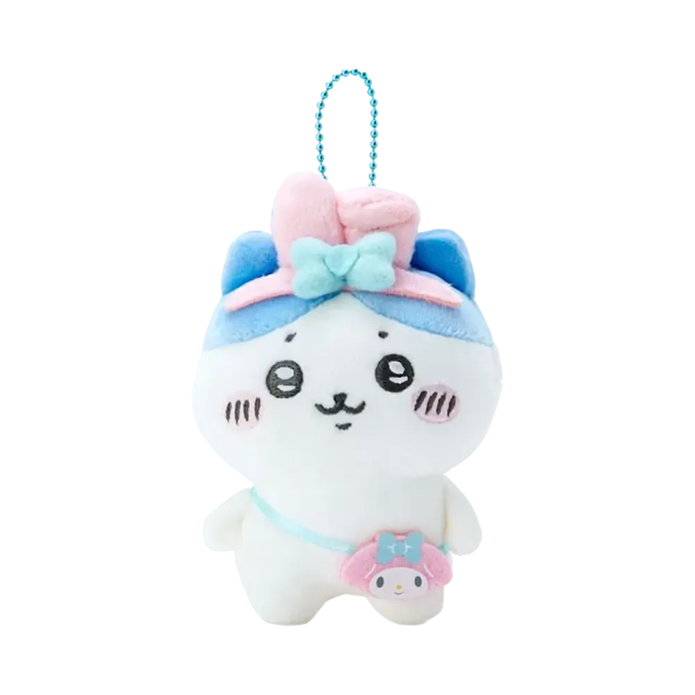 Sanrio -Chiikawa- Chiikawa x Sanrio Characters Mascot Holder (Hachiware x My Melody)