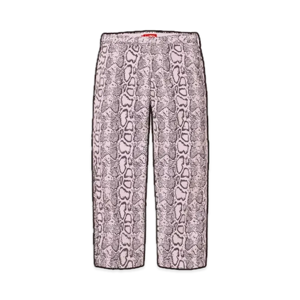 Supreme Snake Print Chino Pant "Pale Pink"
