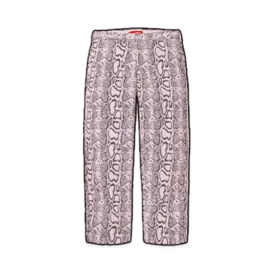 Supreme Snake Print Chino Pant "Pale Pink"
