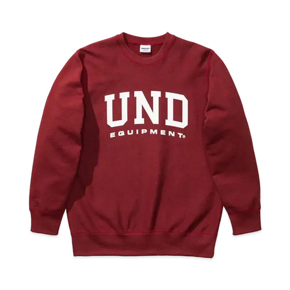 UNDEFEATED UND EQUIPMENT CREWNECK - 20017 "Burgundy"