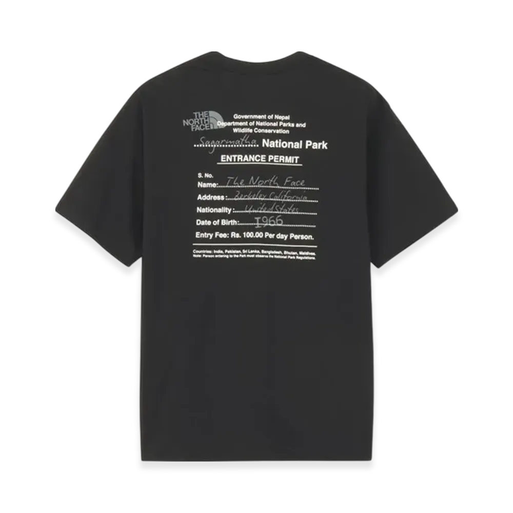 The North Face Short Sleeve Entrance Permission Tee "Black"