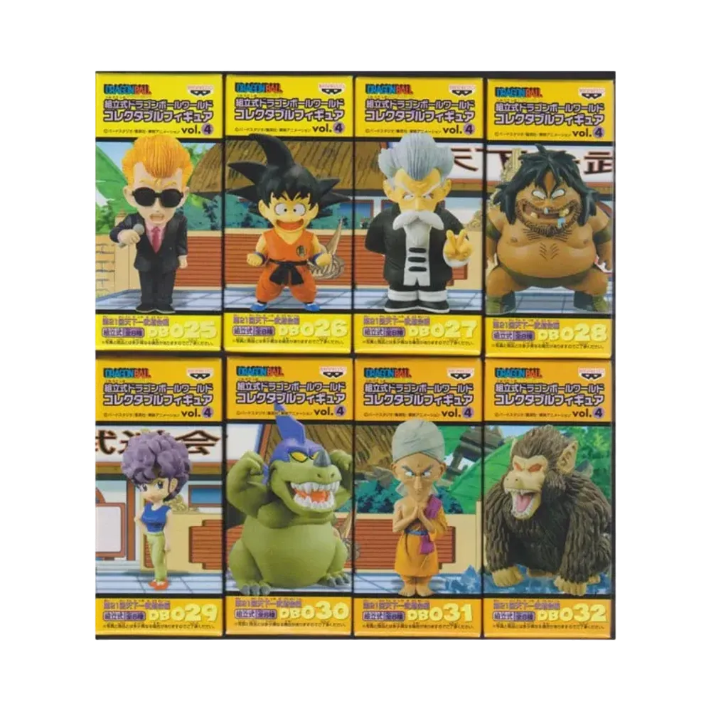 Banpresto Assembly Dragon Ball World Collectable Figure Vol.4 21th World Martial Arts Tournament Complete 8 Piece Set