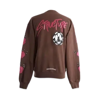 Chrome Hearts Matty Boy Structure Crewneck Sweatshirt "Brown"