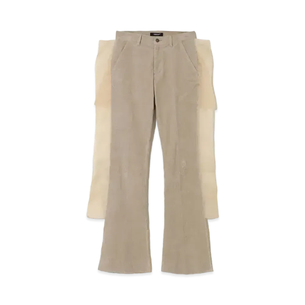 UNDERCOVER Corduroy Bootcut Pants "Light Beige"