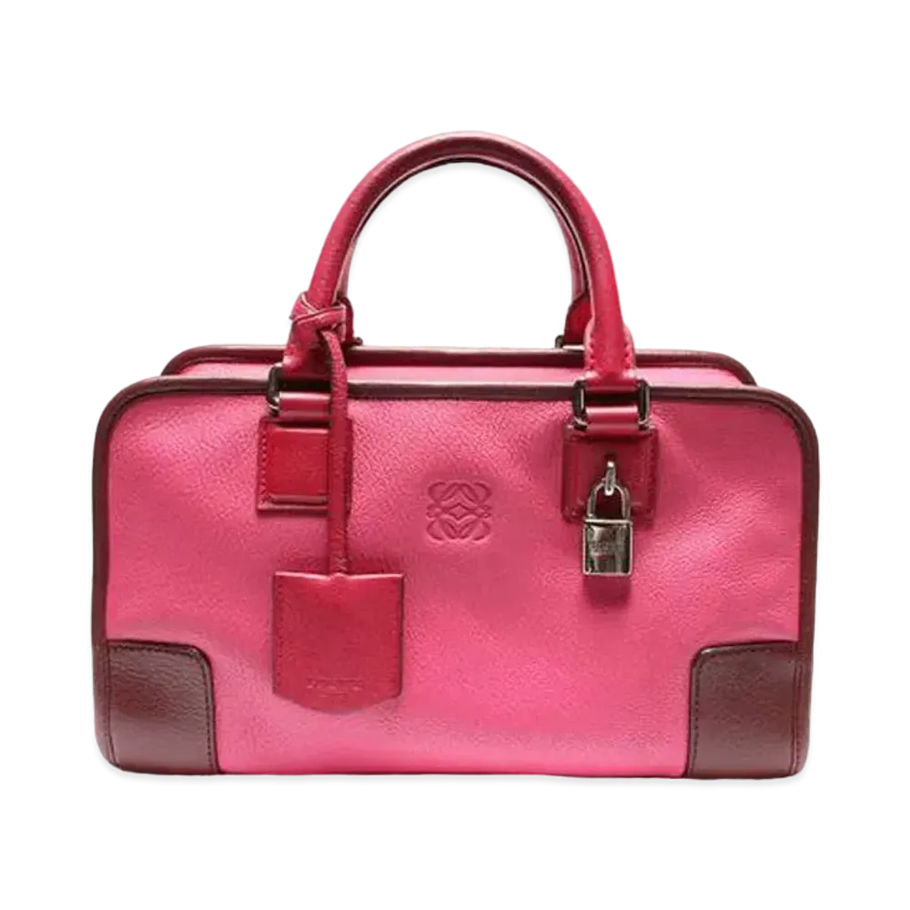 LOEWE Amasona 28 Handle Bag "Pink"