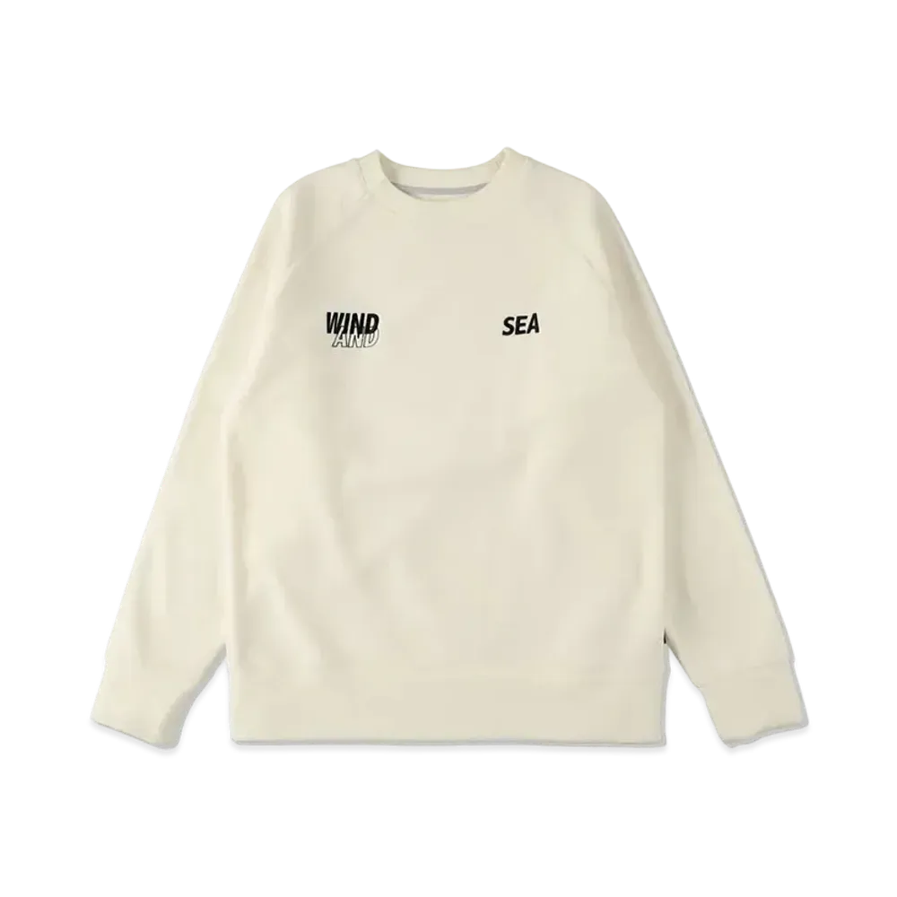 WIND AND SEA WDS-EX Polartech Fleece Raglan Crew Neck "White"