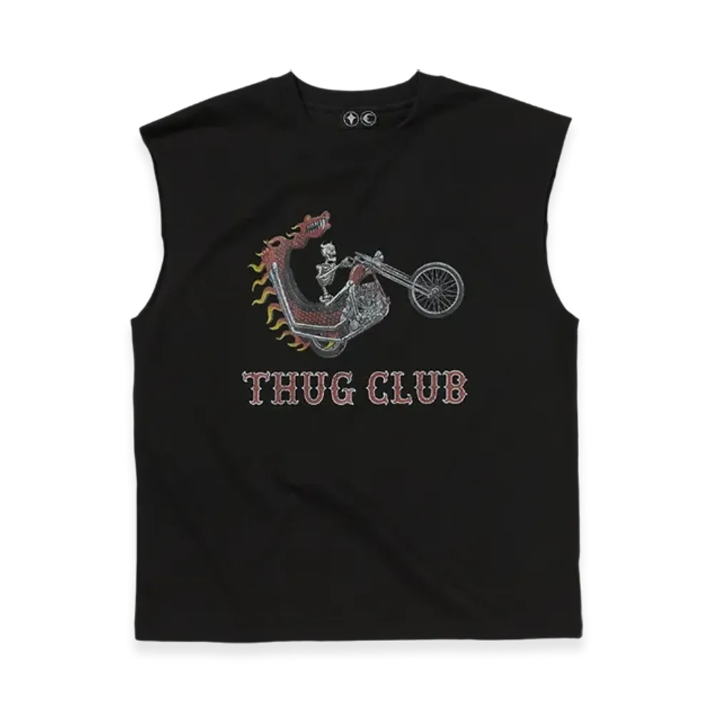 THUG CLUB Dragon Chopper Sleeveless "Black"