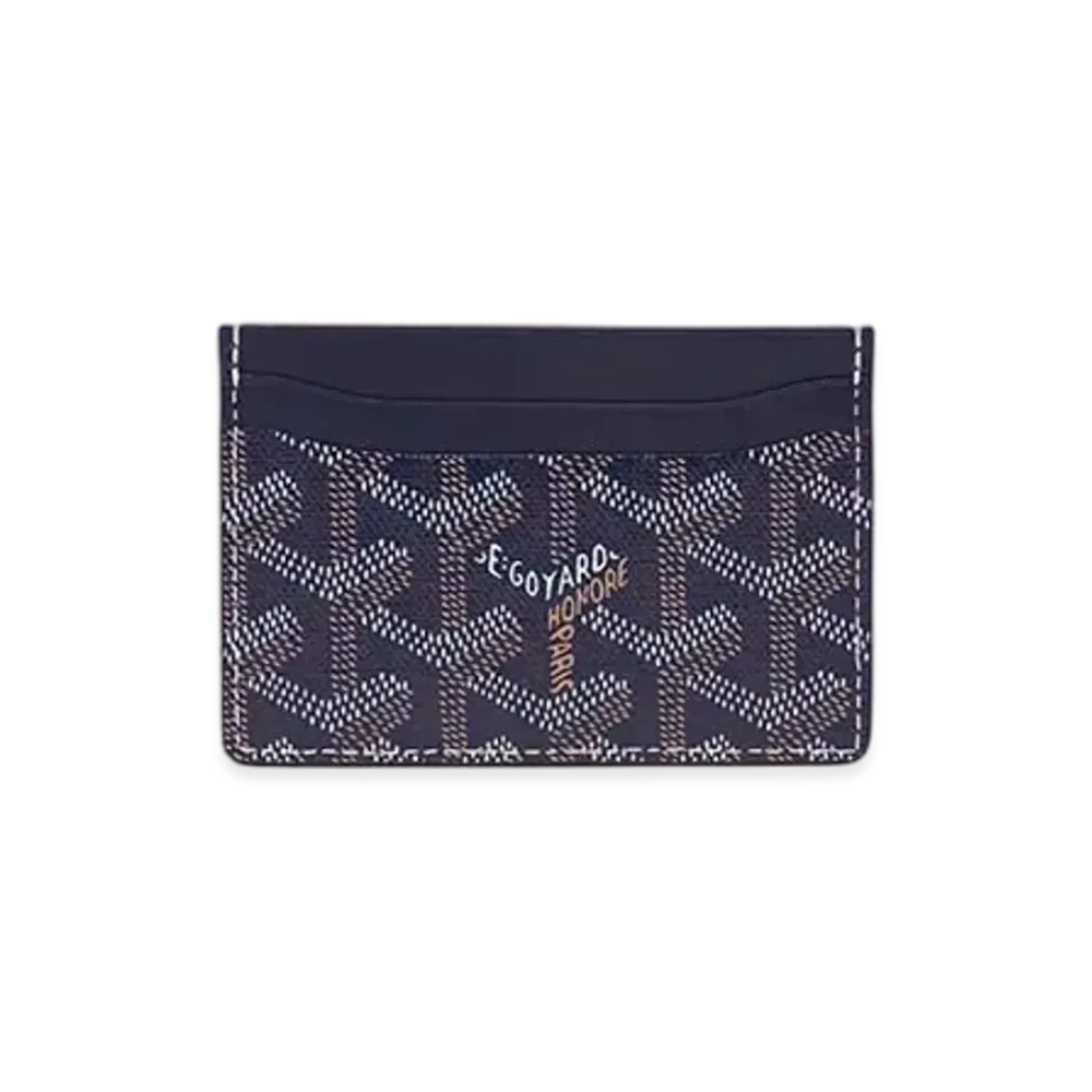 Goyard Saint-Sulpice Card Wallet "Navy"