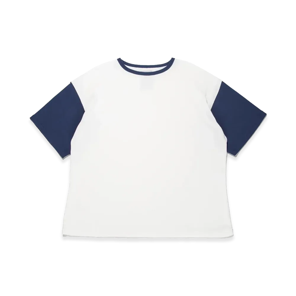 BOW WOW Ribbed SS CS "White/Blue"