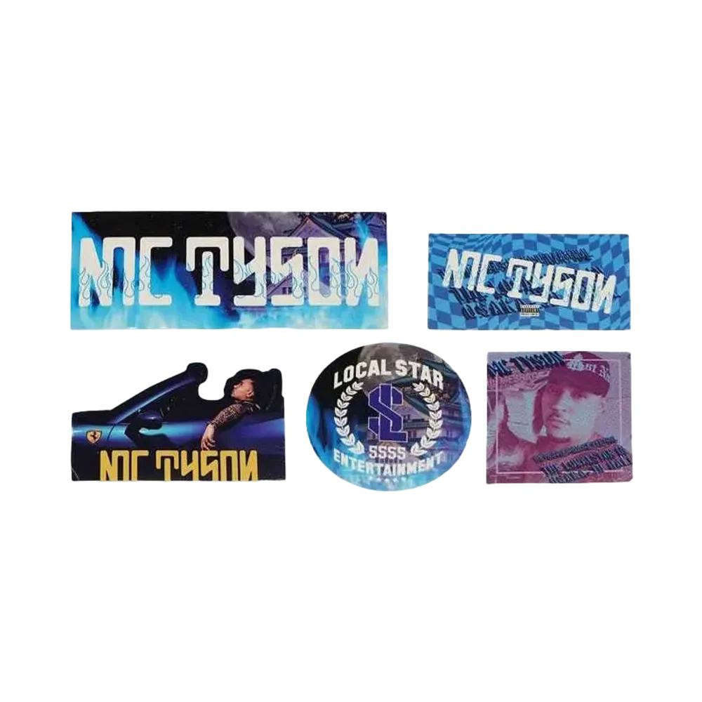 MC TYSON 【THE MESSAGE 5】 TOUR FINAL Sticker set "MULTI"