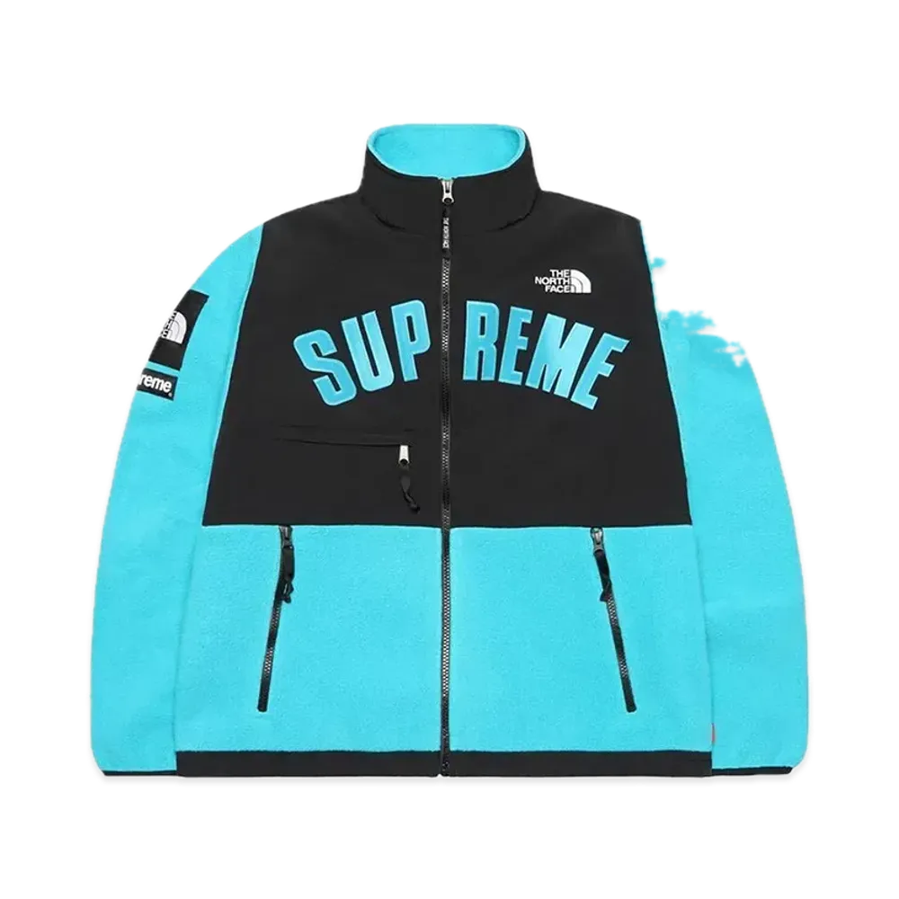 Supreme x The North Face Arc Logo Denali Fleece Jacket "Blue"