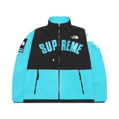 Supreme x The North Face Arc Logo Denali Fleece Jacket "Blue"