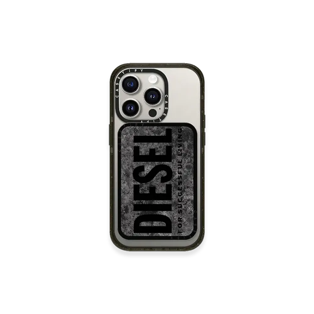Diesel 60340 Casetify Card Holder & Stand Universal "Gray Black"