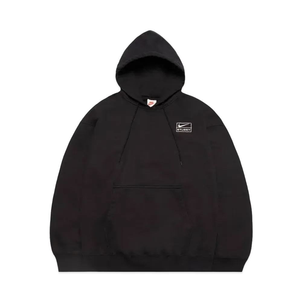 Stussy × Nike NRG Washed Hoodie (US Size) "Black" DN4028-010