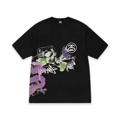 Stussy Strike Pig. Dyed Tee "Black"