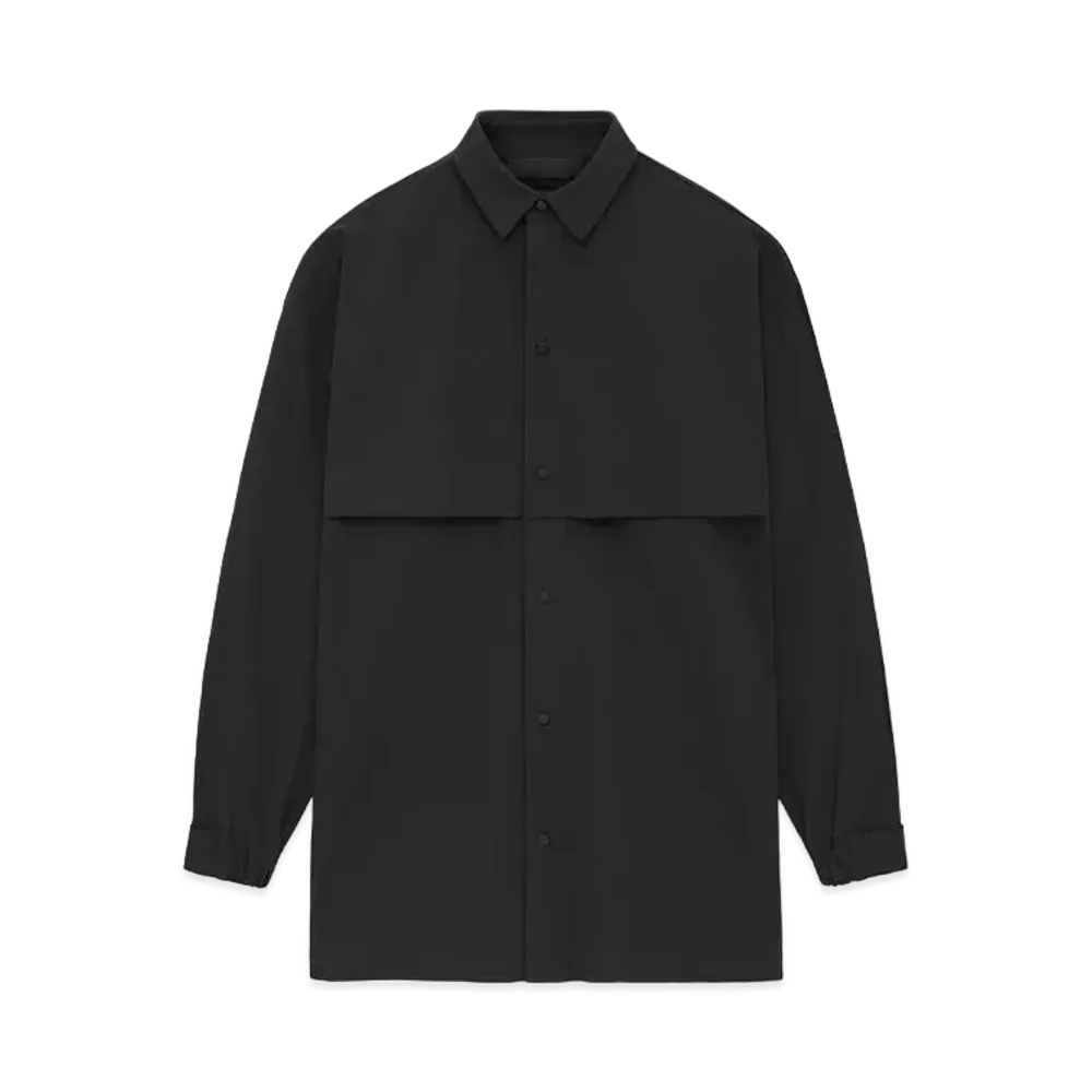 FEAR OF GOD Essential Military Nylon Overshirt "Black"