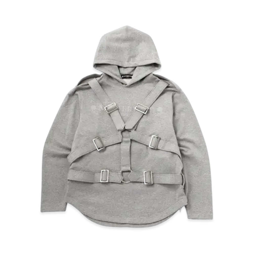 mastermind WORLD Parachute Hoodie "Top Gray"