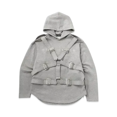 mastermind WORLD Parachute Hoodie "Top Gray"
