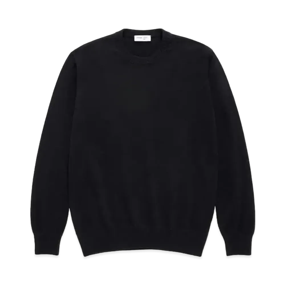 JJJJound Lightweight 100% Cashmere Crewneck "Black"