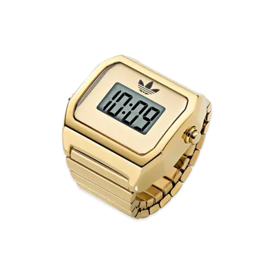 adidas Originals Digital Two Ring Watch "Gold"