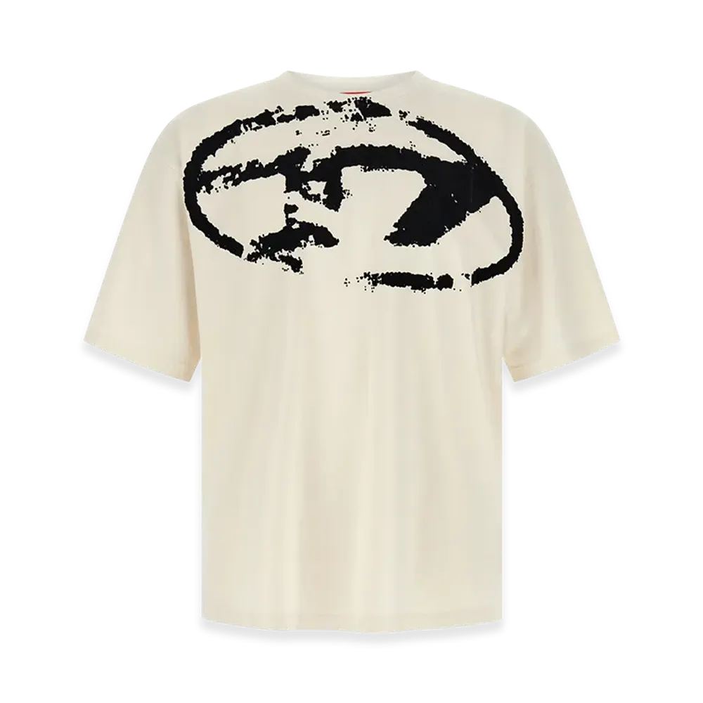 Diesel Cotton T-Boxt T-Shirt "White/Ivory"