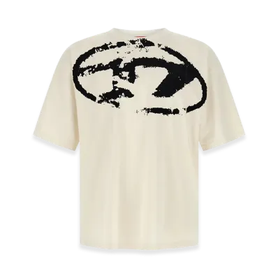 Diesel Cotton T-Boxt T-Shirt "White/Ivory"