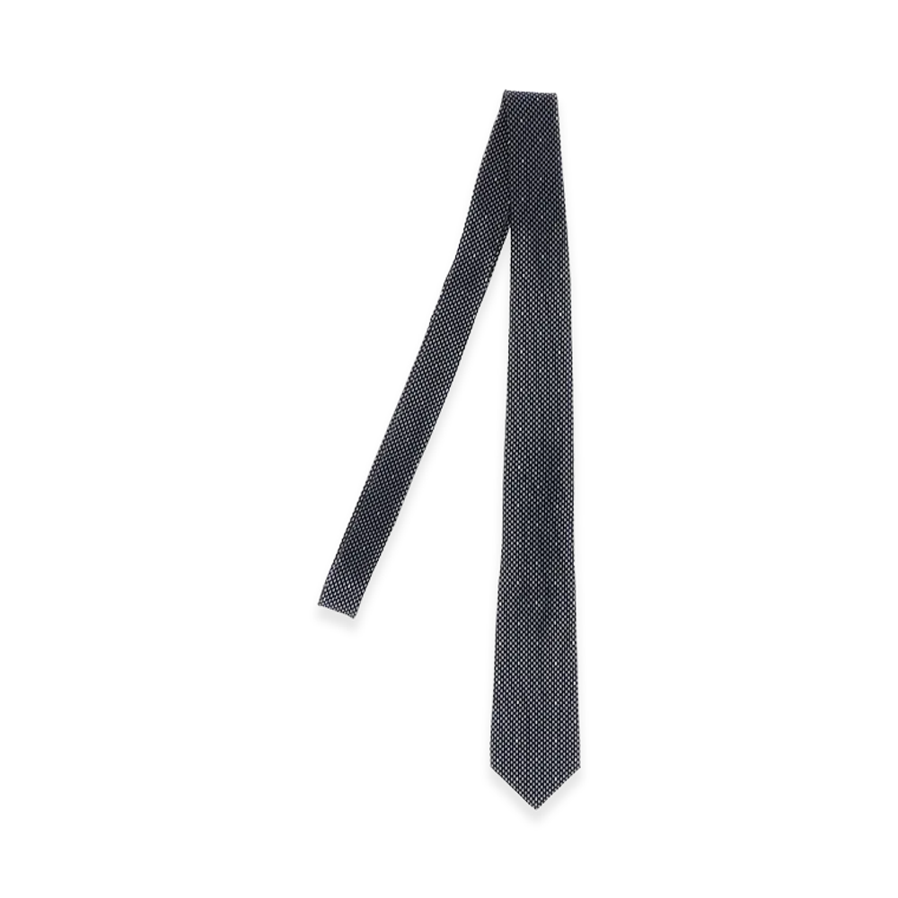 Saint Laurent Polka Dot Tie "Blue"