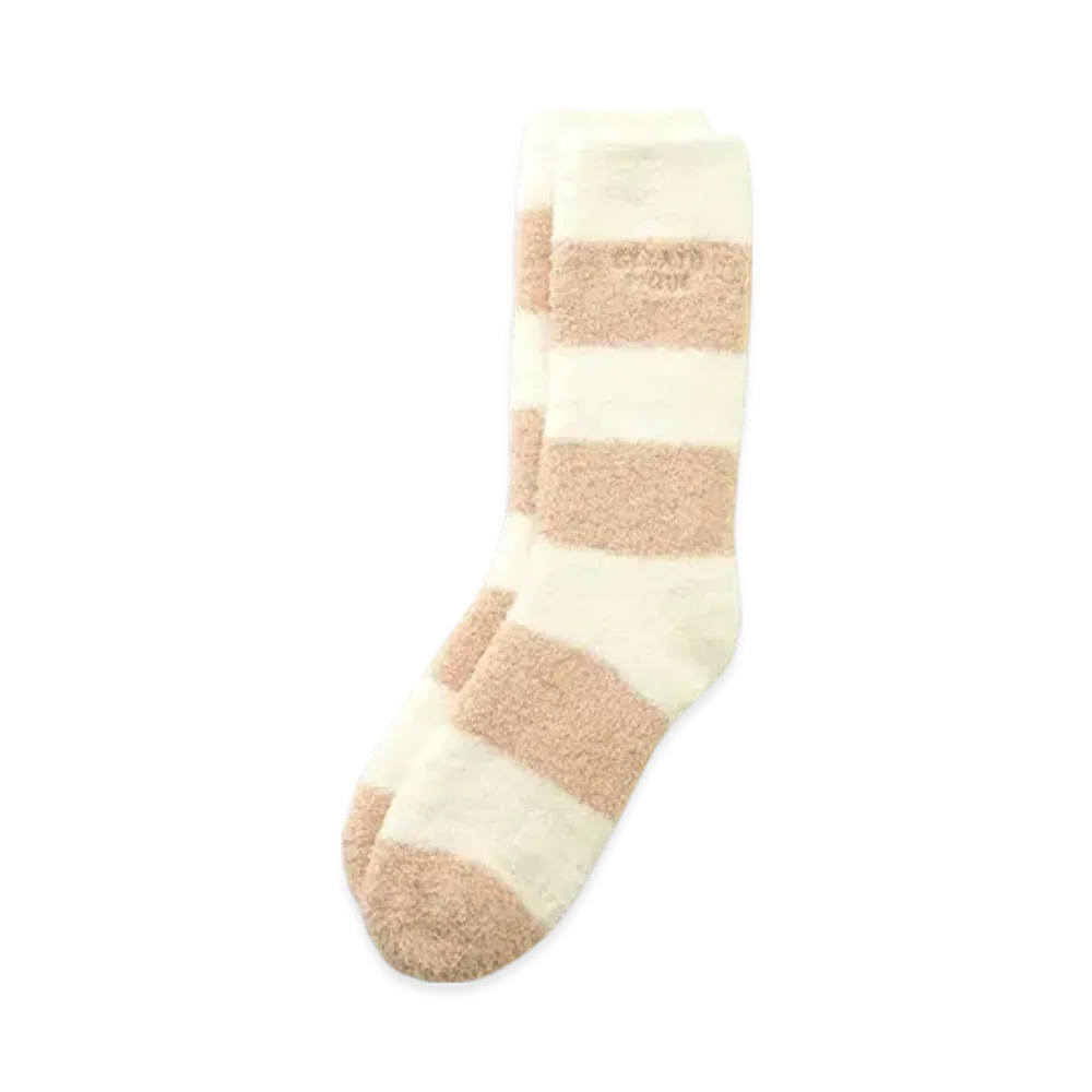 GELATO PIQUE Powder 2 Border Socks "Beige"