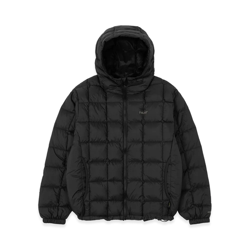 HUF x TAION Sierra Feather Light Hooded Jacket "Black"