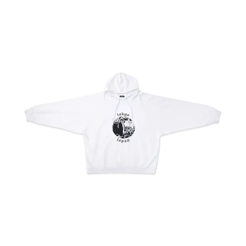 RAF SIMONS Redux Aw01 Tokyo Hoodie "White"