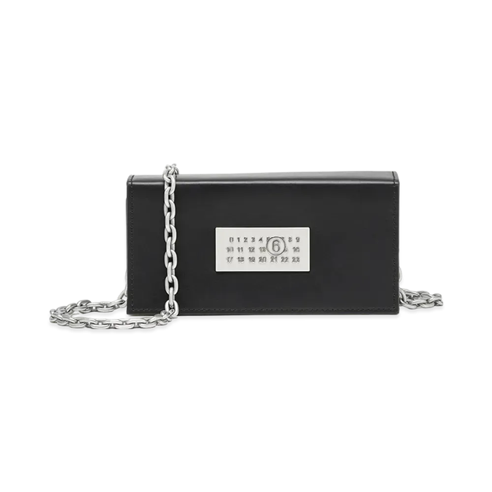 MM6 Maison Margiela Numeric Chain Wallet "Black"