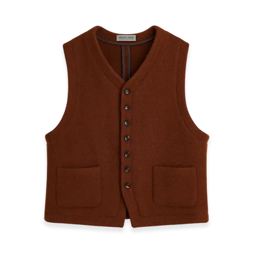 OUR LEGACY Work Shop Gallo Gilet "Ruggine Rosso"