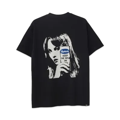 HYSTERIC GLAMOUR Graffiti Girl Tee "Black"