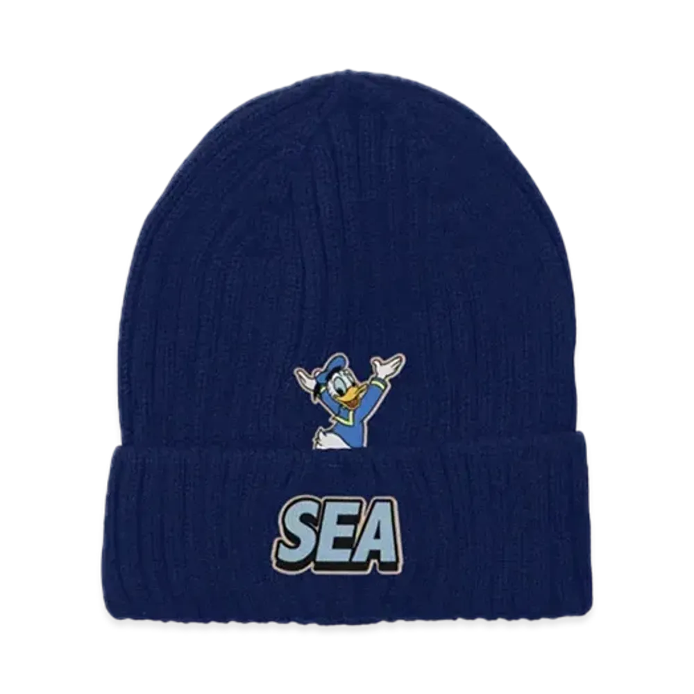 WIND AND SEA x Disney Donald Patch Beanie "Blue"