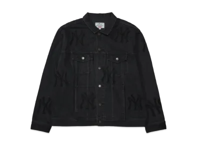 Supreme New York Yankees Denim Trucker Jacket "Black"