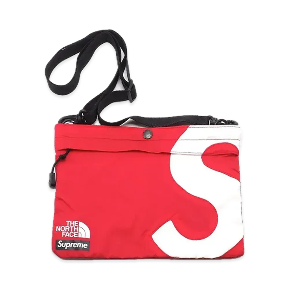 Supreme x The North Face S Logo Shoulder Bag "Red"