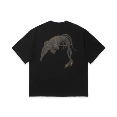 APHRODITEGANG GAKKIN x BUDSPOOL Kokuzuicho T-Shirt "Black"