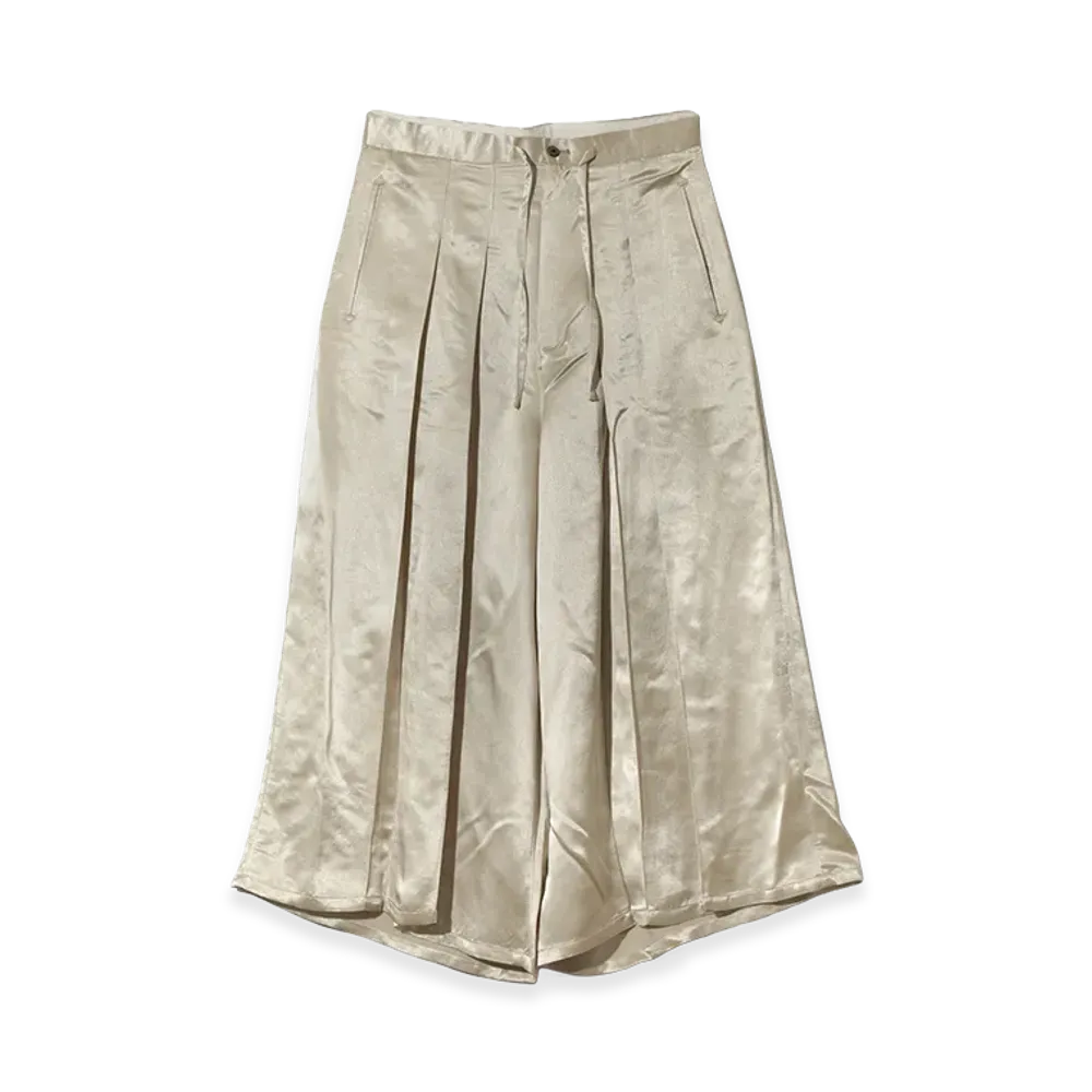NEEDLES Hakama Pant - Acetate Sateen "Beige"