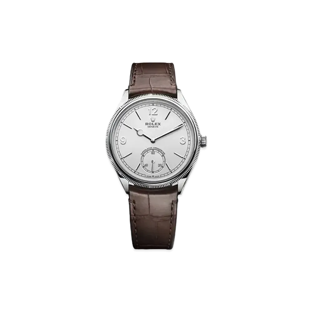 ROLEX 1908 39mm "White/White Gold" 52509