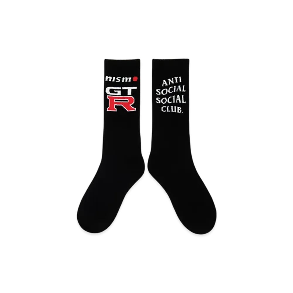 ANTI SOCIAL SOCIAL CLUB x Nissan GT-R Socks "Black"