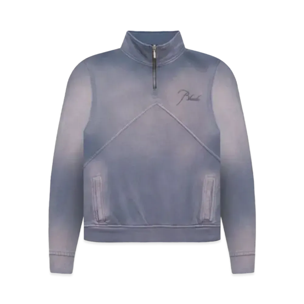 RHUDE Quarter Zip "Sundry Steel"