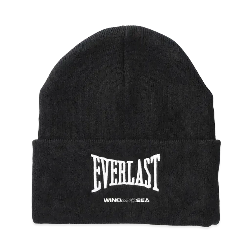 WIND AND SEA x EVERLAST BEANIE "Black"